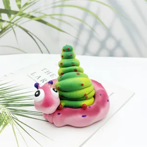 Niedliches Raupe Anti-Stress-Spielzeug, kreatives Silikon Quetsch-Spielzeug als Deko.