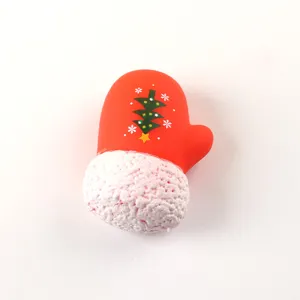 Giocattolo squishy guanto di Natale, antistress lenta risalita simpatico regalo festa.