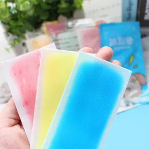 Verkoelende gelpads voor de zomer, draagbare ijskompressen tegen de hitte voor buiten.