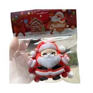 Jouet anti-stress Père Noël de Noël mignon jouet de décompression,et emballé