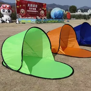 Tente de plage pop-up automatique abri de soleil extérieur camping protection UV