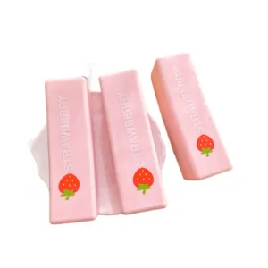 Cute strawberry slow rising squishy toy stress relief butter bar sensory toy for fun and relaxation