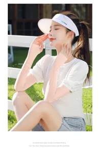 Manchettes de protection solaire en soie glacée pour cyclisme en plein air, anti-UV.