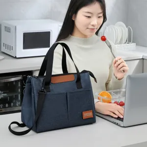 Borsa termica per pranzo elegante di grande capacita per il lavoro e gli spostamenti.