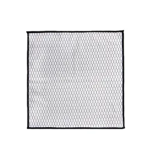 High absorbent microfiber kitchen cleaning cloth with honeycomb pattern and durable edges.