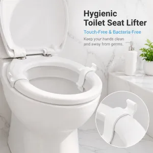 Household Toilet Seat Lifter Plastic Detachable Toilet Lid Lifter Clean Hands Practical Bathroom Accessory