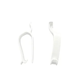White plastic toilet seat fixing clip detachable thick toilet lid lifter main display