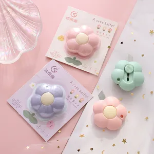 Mini Couteau Utilitaire Fleur Mignon Ouvre-Lettre De Poche Portable Coupe-Papier Esthétique Pour Journal Scolaire Fournitures De Bureau