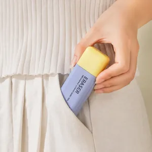 Portable shoe eraser for suede and canvas sneakers, quick dry cleaning tool for travel.