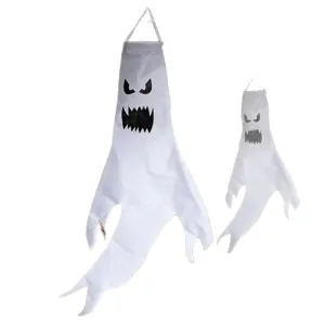 Maniche a vento a forma di fantasma di Halloween per decorazioni da appendere in giardino