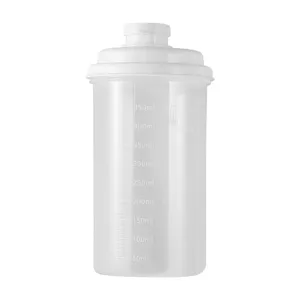 Contenitore per alimenti in plastica trasparente con scala 450ml adatto al microonde