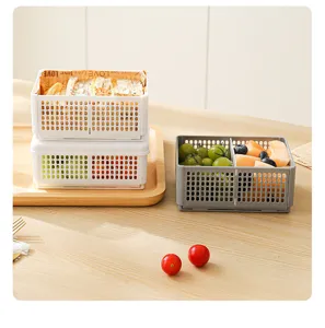 Faltbare tragbare Picknickbox Mahlzeitenbehälter mit Fächern für Outdoor Büro Schule Mittagessen.