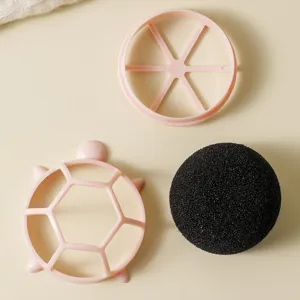 Turtle design laundry hair removal ball, anti-tangle washing machine cleaning tool.