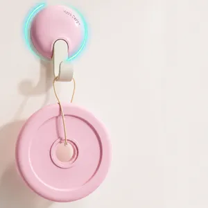 Multifunctional sticky wall hook for home kitchen bathroom pink adhesive hanger storage