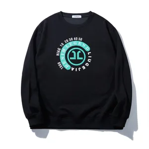 Plus Size Men's Fashion Letter Print Pullover Hoodie Casual Streetwear Sweatshirt Long Sleeve Oversized Top Rabbit Hair