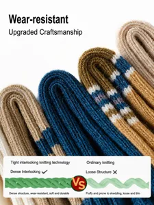 Comfortabele zachte katoenen babysokken met strakke breistructuur, duurzaam en ademend.