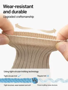 Comfortable baby cotton socks with high elasticity and durable ribbed cuff for daily wear.