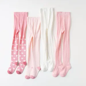 Collant in Cotone per Bambine Senza Cuciture Fantasia Deliziosa Leggings Morbidi Traspiranti Bambini Primavera Autunno Abbigliamento
