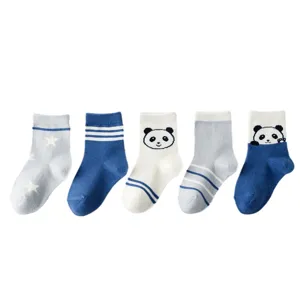 Set de calcetines de algodón para niños, calcetines cálidos gruesos para niñas y niños 1-12 años.