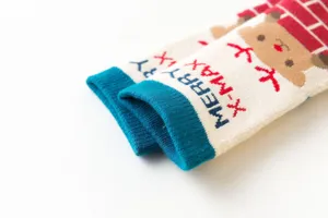 Calzini spessi di Natale per bambini simpatico orso calzini termici invernali per bimbi