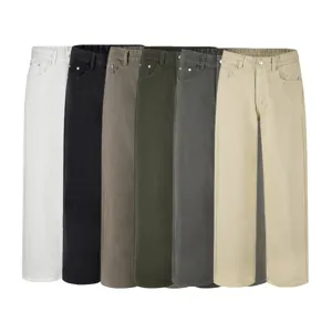2025 autumn mens casual straight leg denim pants in six classic colors versatile daily wear