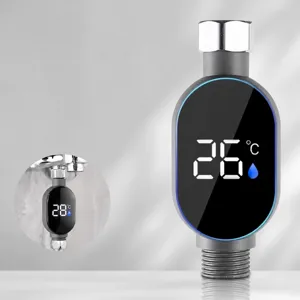 Haushalt LED Digital Wassertemperaturmesser Duschbad Thermometer Universelle Schnittstelle Wasserdicht Intelligenter Badmonitor