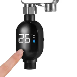 Haushalt digital LED Wassertemperaturmesser Duschthermometer universelle 4-Punkt Schnittstelle.