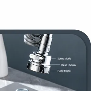 Kitchen faucet extension pull-out booster spray head universal anti-splash aerator.