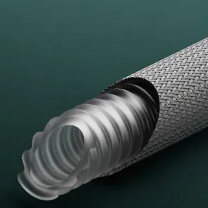 Universal braided shower hose replacement with thick inner tube, explosion proof design.