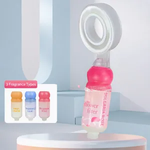 Pomme de Douche avec Filtre d'Aromathérapie et Cartouche de Vitamine C Buse de Bain Pressurisée Douche Anneau Spatial