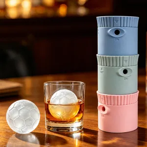 Moule a glaon silicone forme ballon football empilable createur glaon whisky