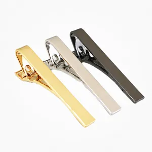 Klassieke Koperen Krawattenklammer Minimalistische Zakelijke Stijl voor Heren Metalen Pak Accessoire