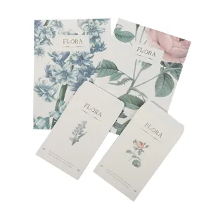 Vintage floral stationery letter paper and envelope set, romantic aesthetic design for writing.