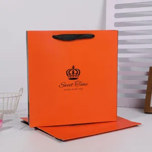 Thickened Cardboard Gift Bag Packaging Tote Bag For Clothing Store Party Favor Shopping Wrapping Gift Bag