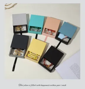 PE doorzichtige folie hangende display doos anti-oxidatie sieraden opbergdoos