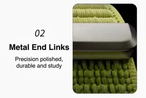 Woven nylon watch strap metal connector replacement part, durable and exquisite finish.