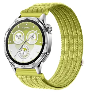 Cinturino per orologio in nylon compatibile con Huawei GT6 Garmin Samsung, cinturino traspirante.