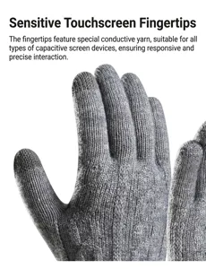 Herren Winter Touchscreen Strick Handschuhe Radfahren thermisch warme Fleece Handschuhe