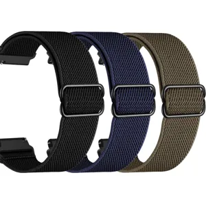 Cinturino per orologio in nylon elastico intrecciato di ricambio compatibile con vari modelli.