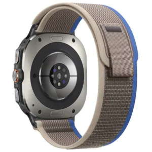 Vervangende trail loop nylon horlogeband compatible met Samsung Galaxy Watch Ultra 47mm.