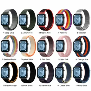 Ανταλλακτικό λουράκι νάιλον loop για Huawei Watch Fit 3, αθλητικό υφασμένο βραχιόλι.
