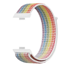 Antallaktiko louri nylon gia smartwatch, xromatisto sxedio ouranio toxo me syndeseis.