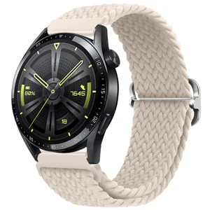 Cinturino per orologio in nylon intrecciato con fibbia, compatibile smartwatches.