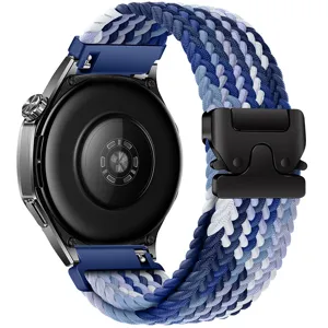Cinturino per orologio in nylon intrecciato con fibbia paracadute cinturino di ricambio.