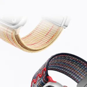 Ανταλλακτικό λουράκι νάιλον συμβατό με Apple Watch, μαλακό και διαπνέον αθλητικό λουράκι.