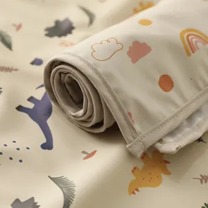 Wasserdichte Baby Wickelauflage weiche Kleinkinder Bettmatte mit niedlichem Dinosaurier Motiv