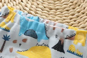Culotte d'apprentissage pour tout-petit en coton respirant couche bébé réutilisable motif dinosaure