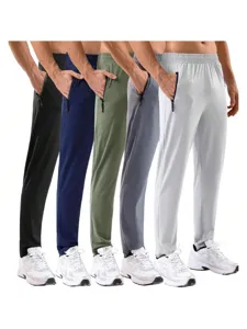 Men's lightweight breathable slim fit running sweatpants casual sports pants multi colors