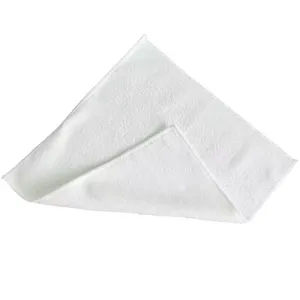 White square cleaning towel soft hotel restaurant dish cloth thick absorbent rag facial wipe
