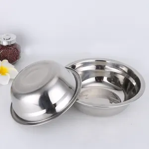 Ensemble de bassins en acier inoxydable, bol à soupe de cuisine durable pour usage quotidien